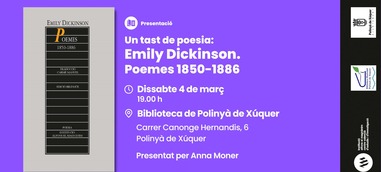 Un tast de poesia: Emily Dickinson. Poemes 1850 - 1886