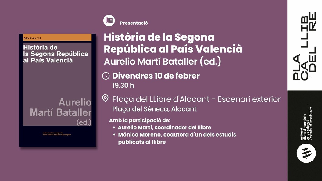 Presentación: Història de la Segona República al País Valencià