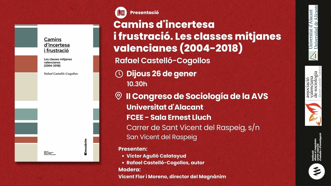 Presentación: Camins d'incertesa i frustració
