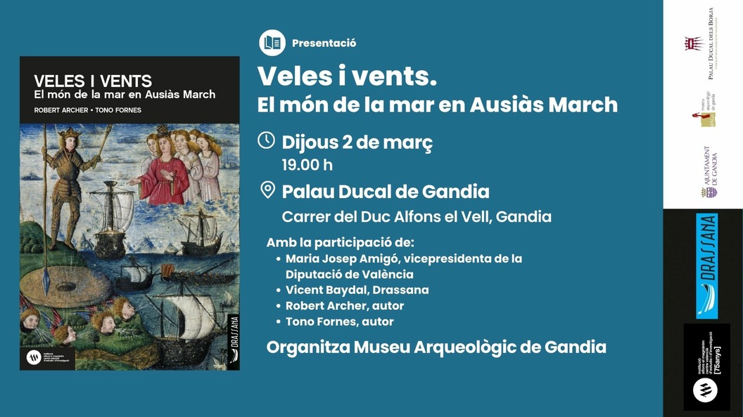 Presentación: Veles i vents. El mòn de la mar en Ausiàs March.