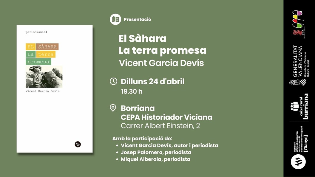 Presentación: El Sàhara. La terra promesa