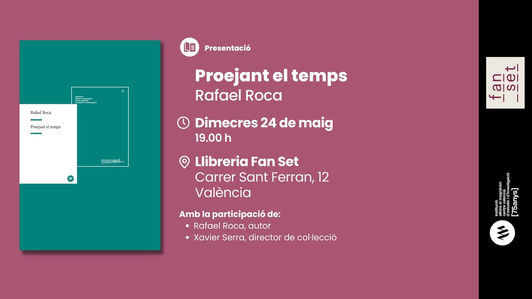 Presentación: Proejant el temps