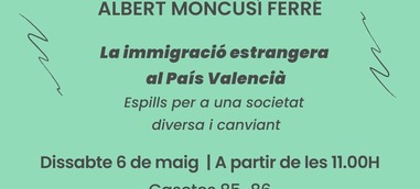 Signatura del llibre: La immigració estrangera al País Valencià