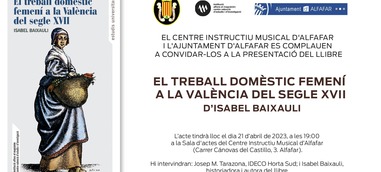 Presentación: El treball domèstic femení a la València del segle XVII