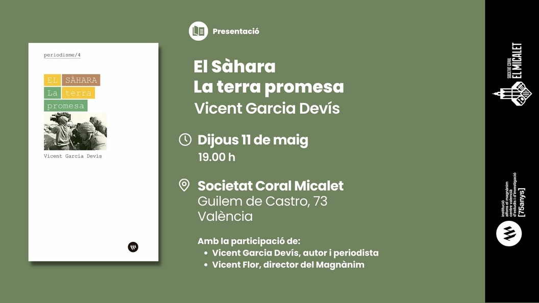 Presentación: El Sàhara. La terra promesa