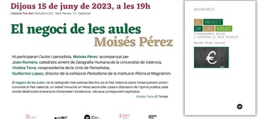 Presentación: El negoci de les aules