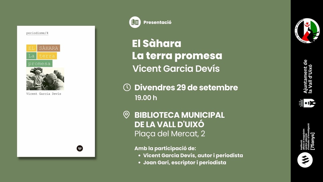 Presentación: El Sàhara. La terra promesa