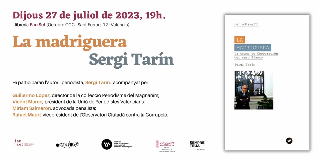 Presentación: La madriguera. La trama de Cooperación del Caso Blasco 