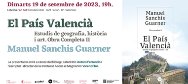 Presentació: El País Valencià. Estudis de geografia, història i art.