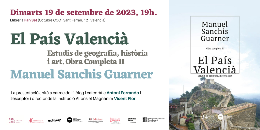 Presentación: El País Valencià. Estudis de geografia, història i art.