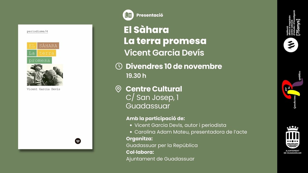 Presentación: El Sàhara. La terra promesa