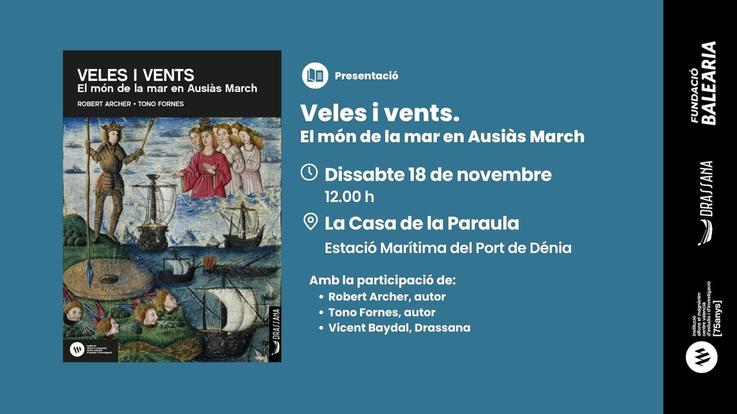 Presentación: Veles i vents. El mòn de la mar en Ausiàs March.