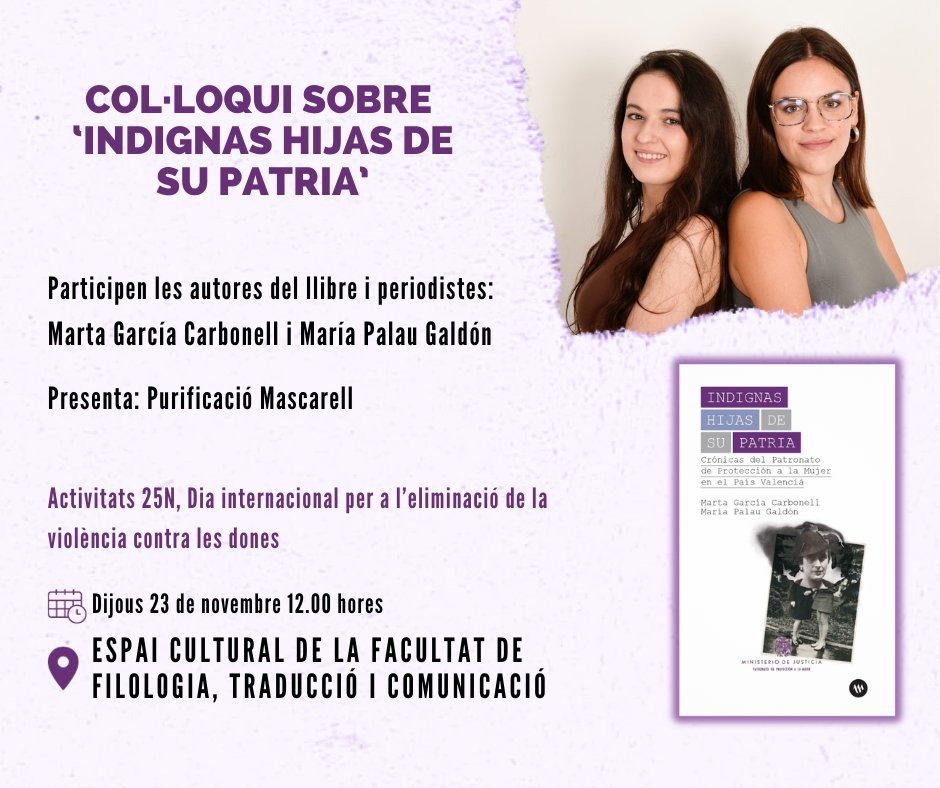 Presentación: Indignas hijas de su Patria