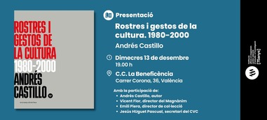 Presentació: Rostres i gestos de la cultura 1980-2000
