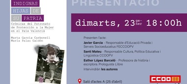 Presentació: Indignas hijas de su Patria