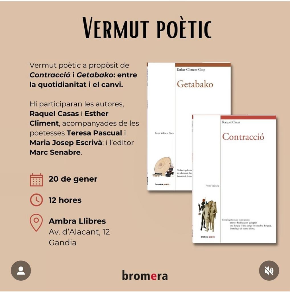 Vermut poètic de Contracció  i Getabako 