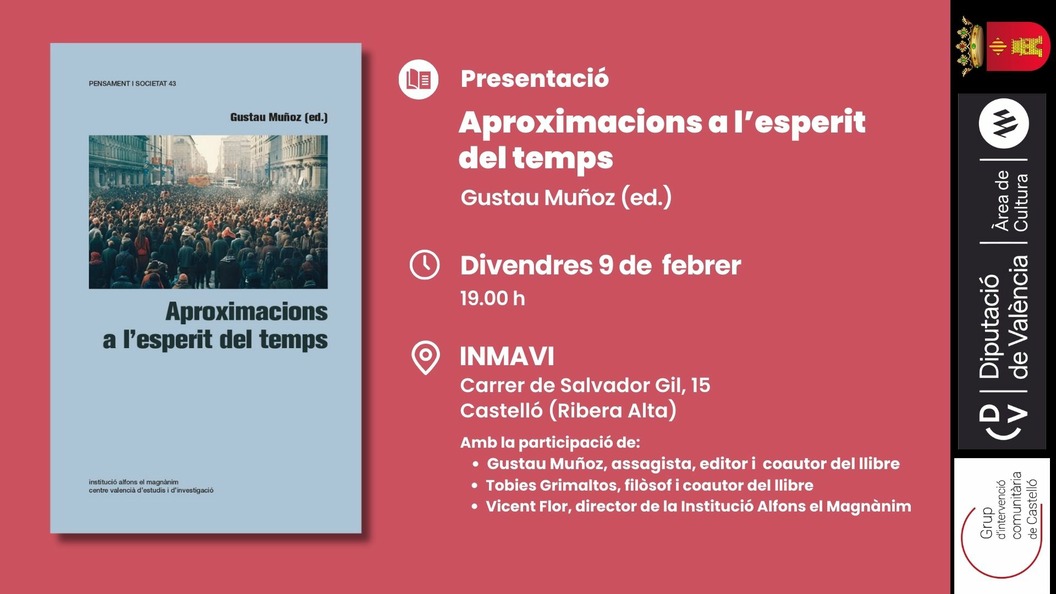 Presentación: Aproximacions a l'esperit del temps