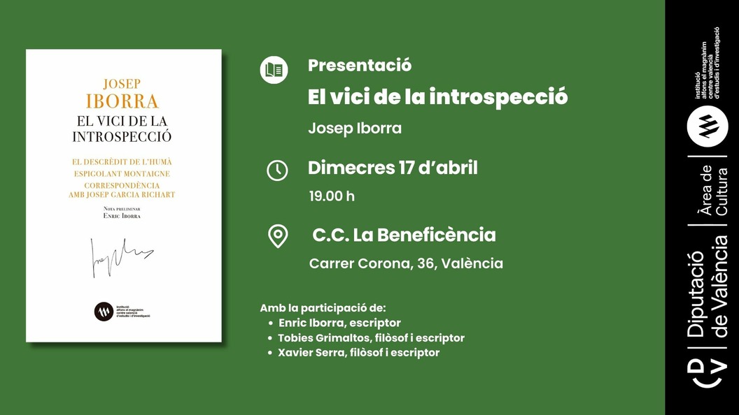 Presentación: ​El vici de la introspecció
