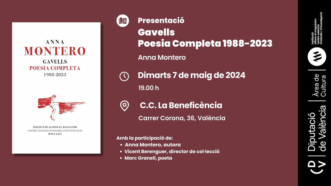 Presentación: Gavells. Poesia completa 1988-2023