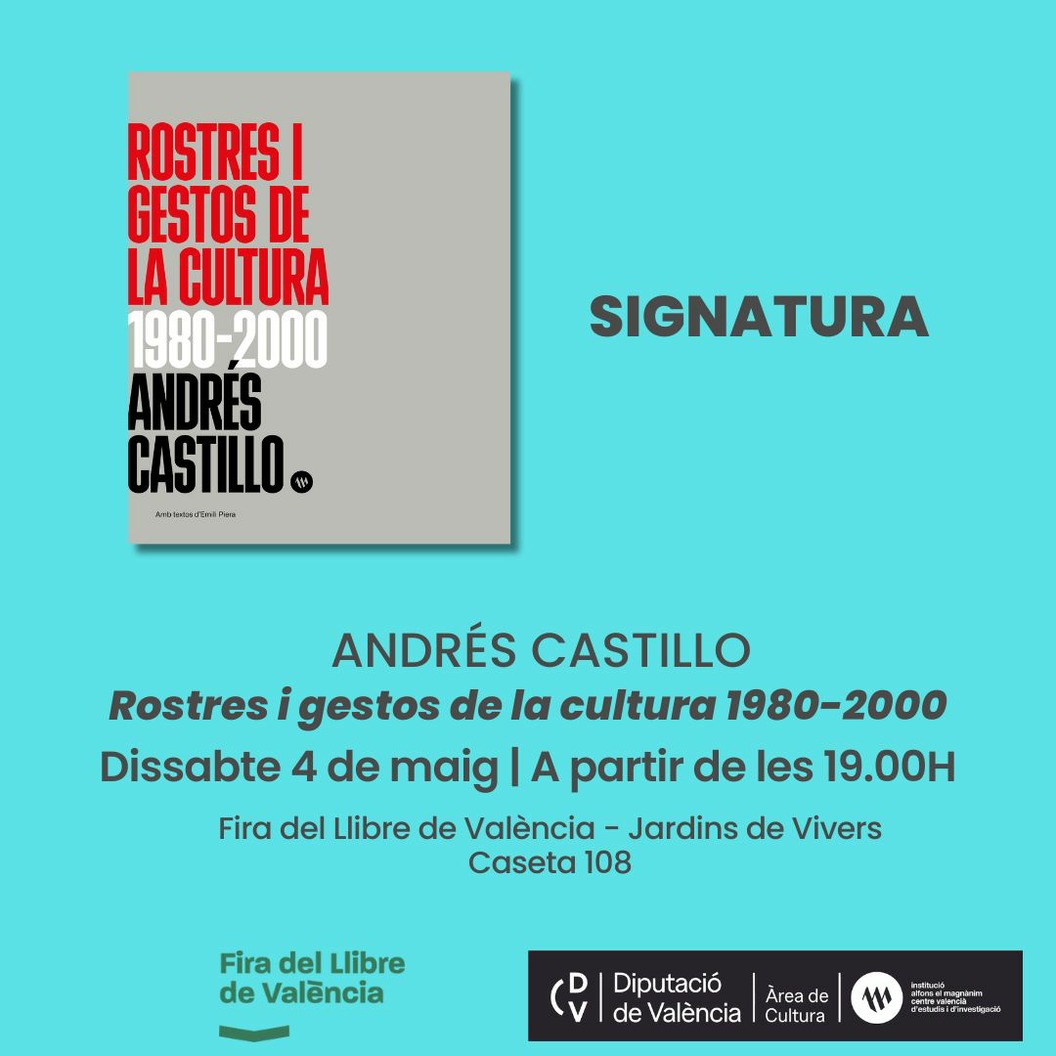 Signatura del llibre: Rostres i gestos de la cultura: 1980-2000