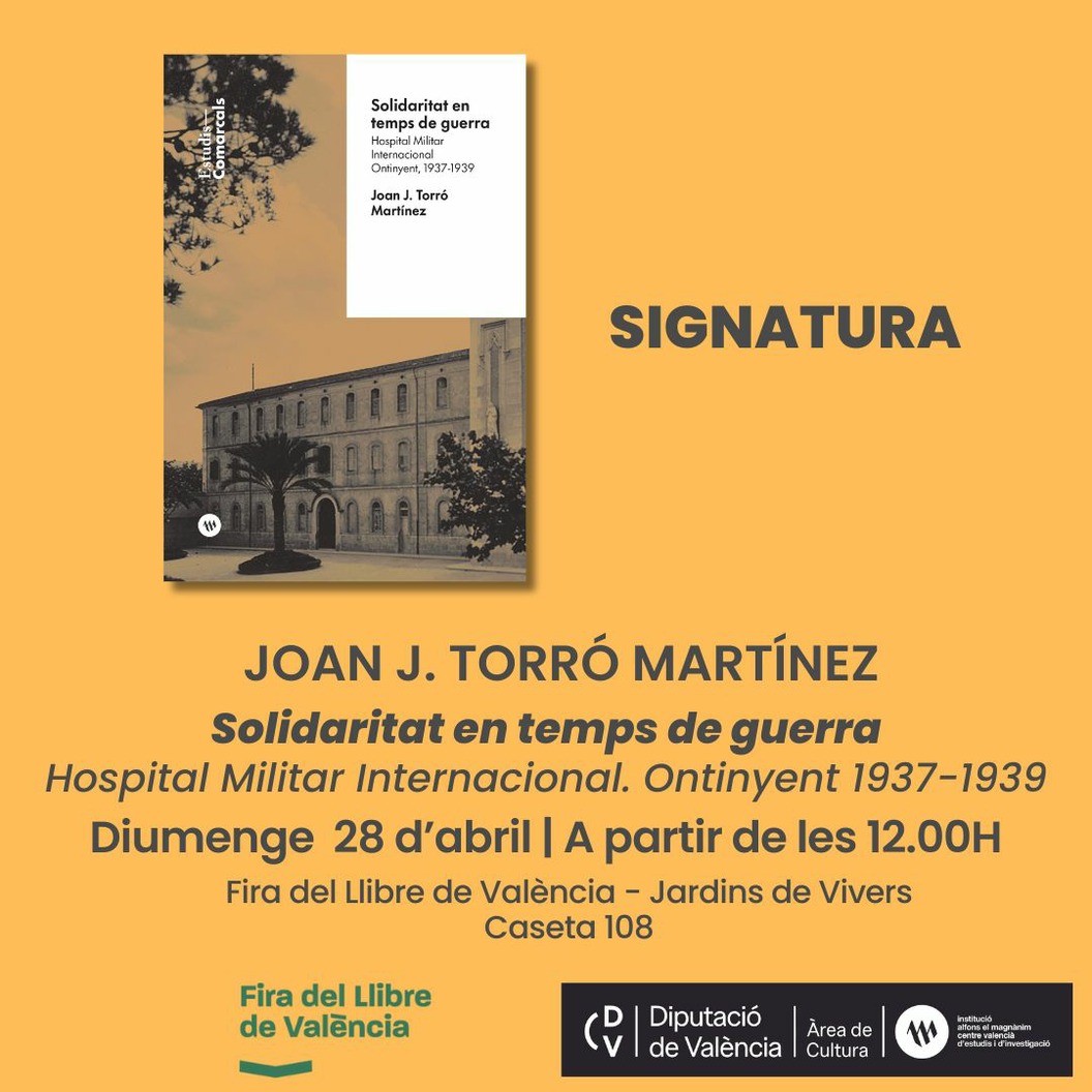 Firma del libro: Solidaritat en temps de guerra