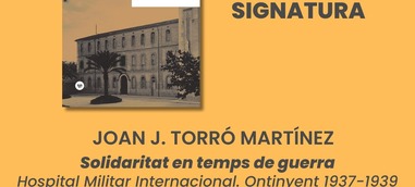 Firma del libro: Solidaritat en temps de guerra