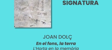 Firma del libro: En el fons, la terra