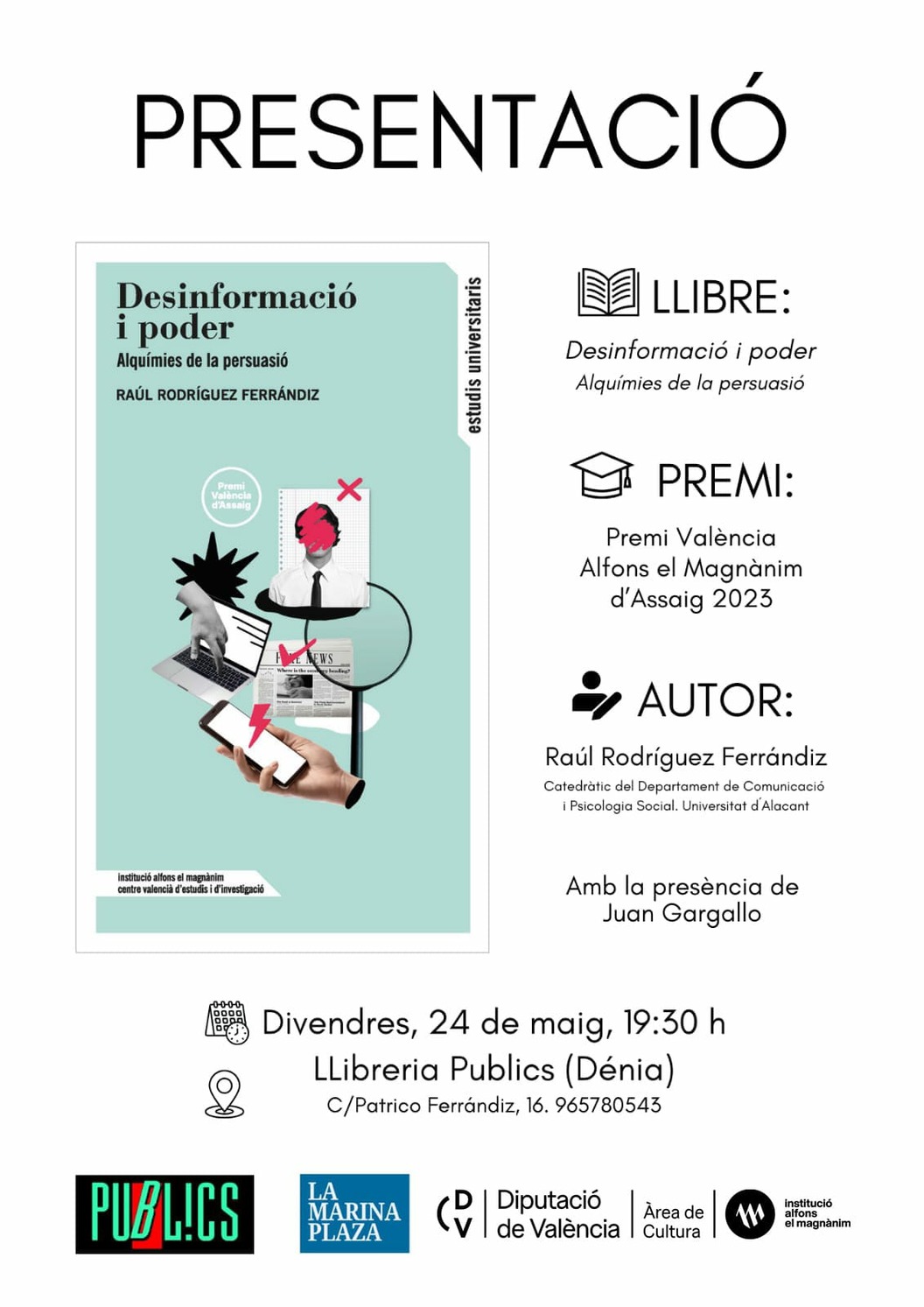 Presentación: Desinformació i poder