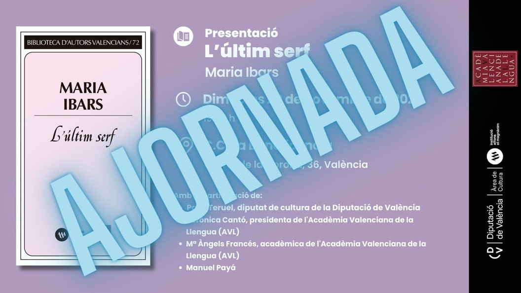 Presentación: L'últim serf - APLAZADA