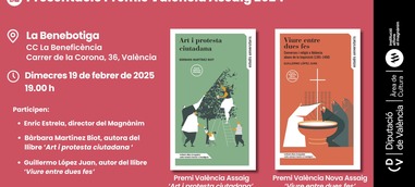 Presentación: Premis València Ensayo  2024