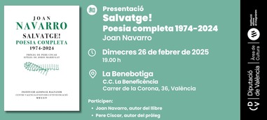 Presentación Salvatge! Poesia completa 1974-2024