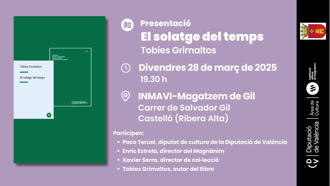 Presentació: El solatge del temps 