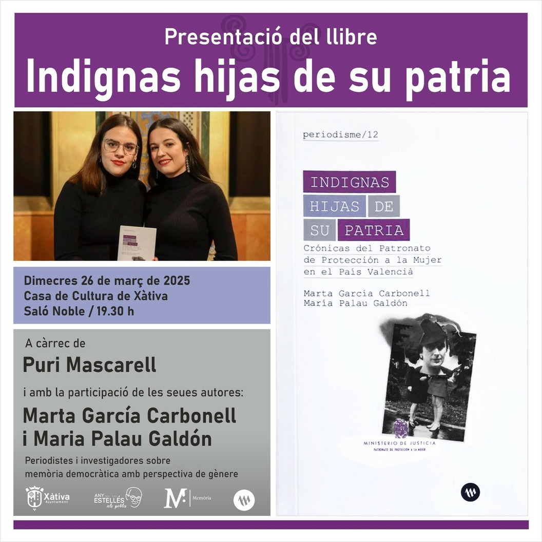 Presentación: Indignas hijas de su Patria