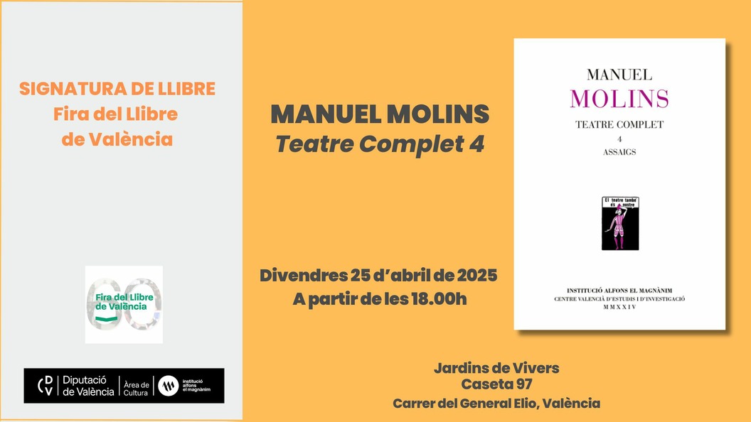 Firma del libro: Teatre complet 4