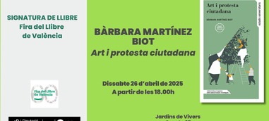 Firma del libro: Art i protesta ciutadana