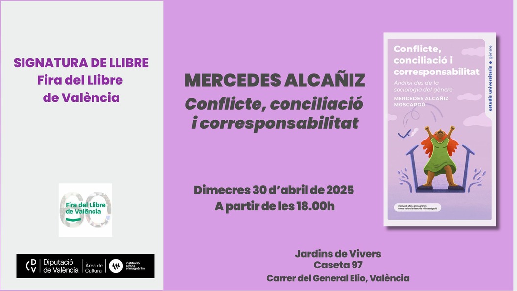 Firma del libro: Conflicte, conciliació i corresponsabilitat