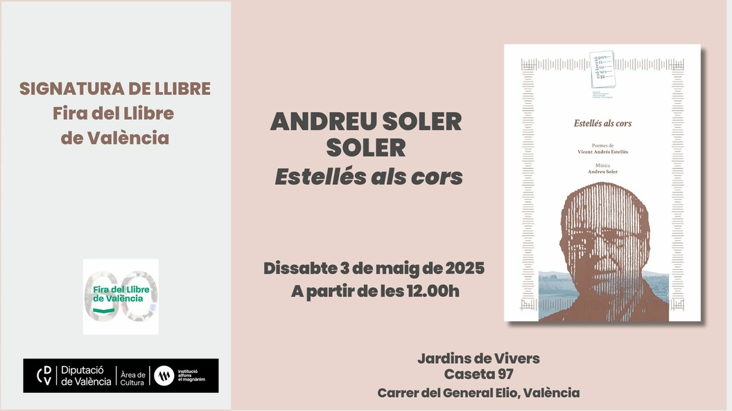 Firma del libro: Estellés als cors