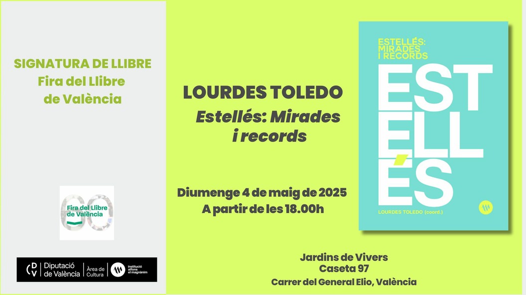 Firma del libro: Estellés: Mirades i records