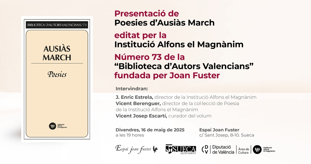 Presentación: Ausiàs March. Poesies