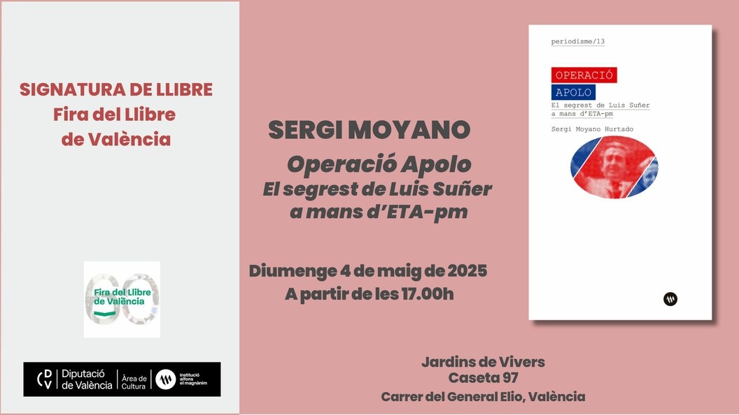 Firma del libro: Operació Apolo