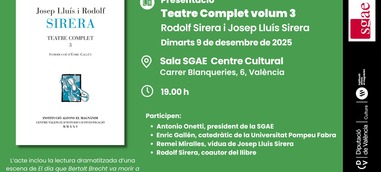 Presentación: Teatre complet 3 Sirera