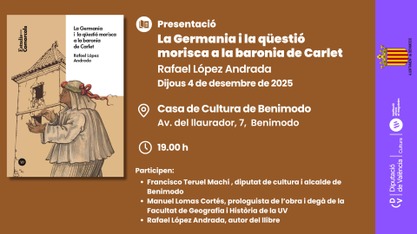 Presentación: La Germania i la qüestió morisca a la baronia de Carlet