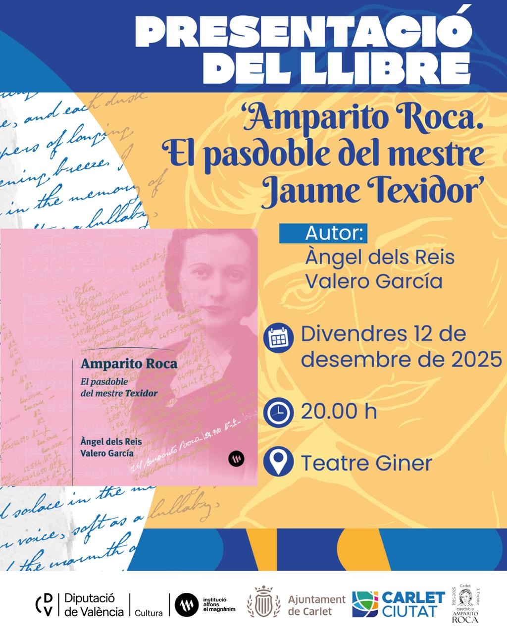 Presentació: Amparito Roca. El pasodoble del mestre Jaume Texidor