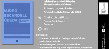 Presentació: Isidro Escandell Úbeda. El sembrador de ideas 