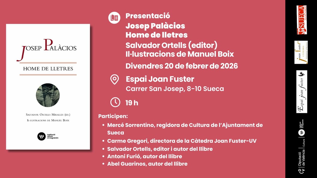 Presentació: Josep Palàcios. Home de lletres