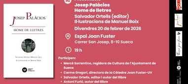 Presentació: Josep Palàcios. Home de lletres