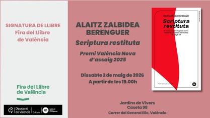 Firma del libro: Scriptura restituta