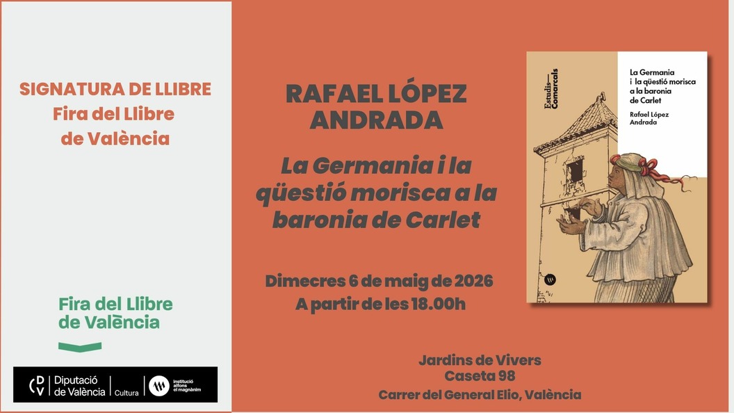 Signatura del llibre: La Germania i la qüestió morisca a la baronia de Carlet