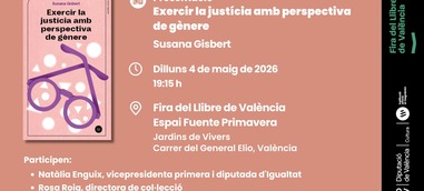 Presentación: Exercir la justícia amb perspectiva de gènere
