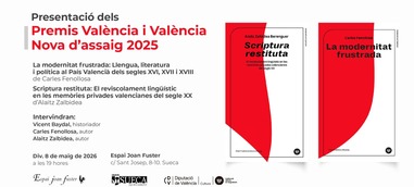 Presentació: Premis València Assaig 2025